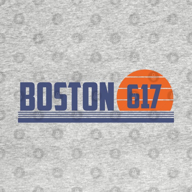 617 Boston Massachusetts Area Code by Eureka Shirts